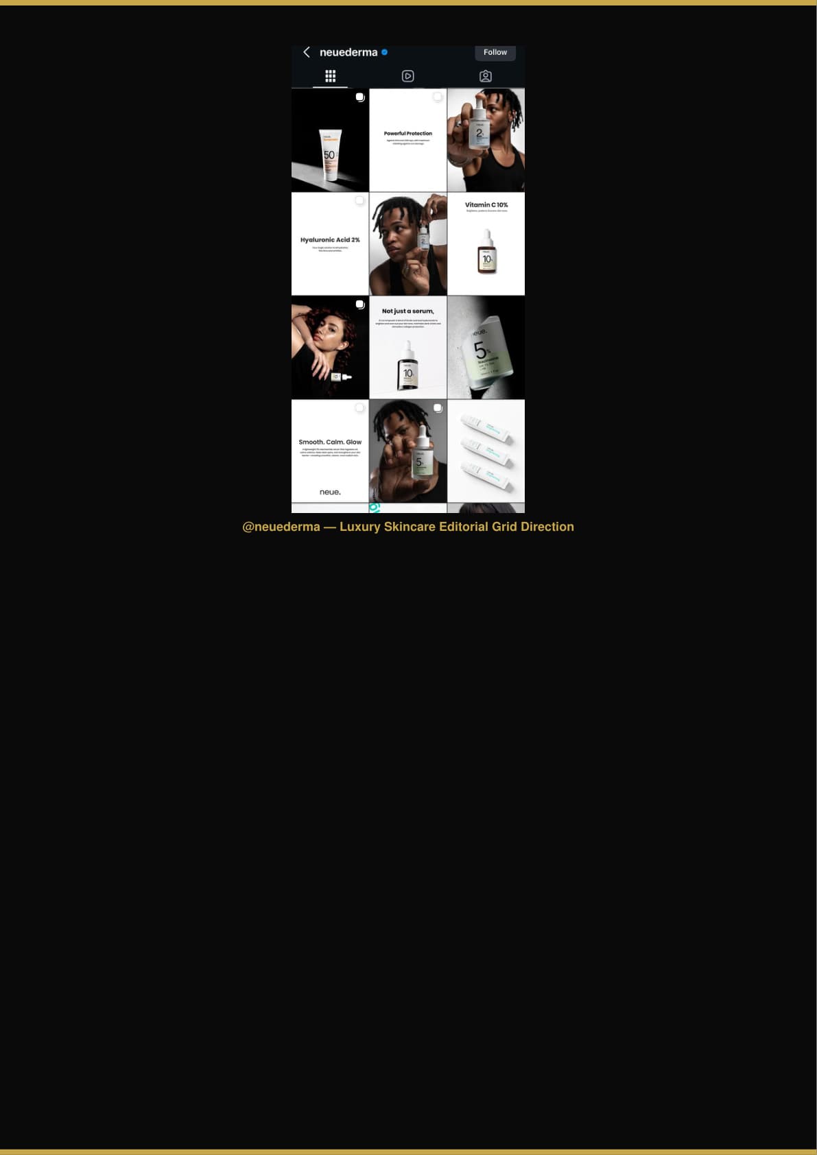 Neue Derma — Luxury Skincare portfolio work